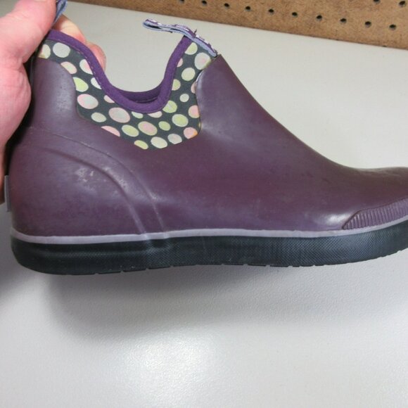 BOGS womens purple Mattie Dots insulated Waterproof WP snow rain boots 11 M - Picture 8 of 12